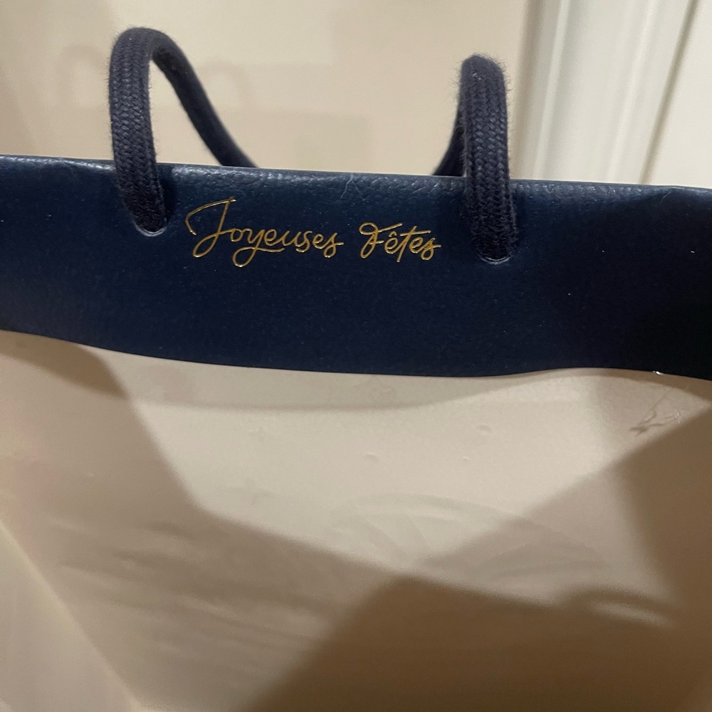 Louis Vuitton Navy Gold Holiday Gift Bag - Picture 3 of 4